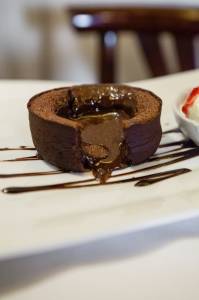 Lava cake dessert